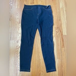 Denim Stretch Pull On Leggings